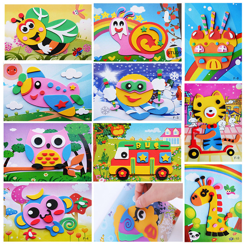 Kids Education Shows - 5 ピース/10 ピース/ロット子供 DIY 3D EVA