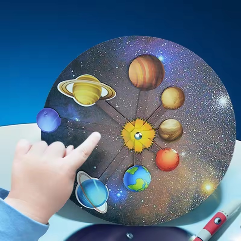 Solar System Model - DIY 太陽系惑星模型 科学実験玩具 子供の教育玩具 テクノロジー実験 STEM