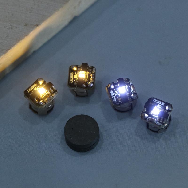 Solar System Model - 7.5MM LED磁気吸着ランプ、豆型ランプモデルカー、温白色光、白色光DIY