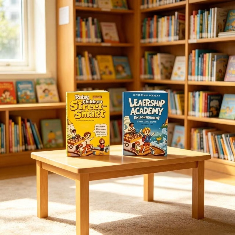 Kids Education Academy - 子供たちを育てる ストリートスマート＆リーダーシップアカデミー 啓蒙キッズ 英語コミックブック 子供向け教育読書本セット