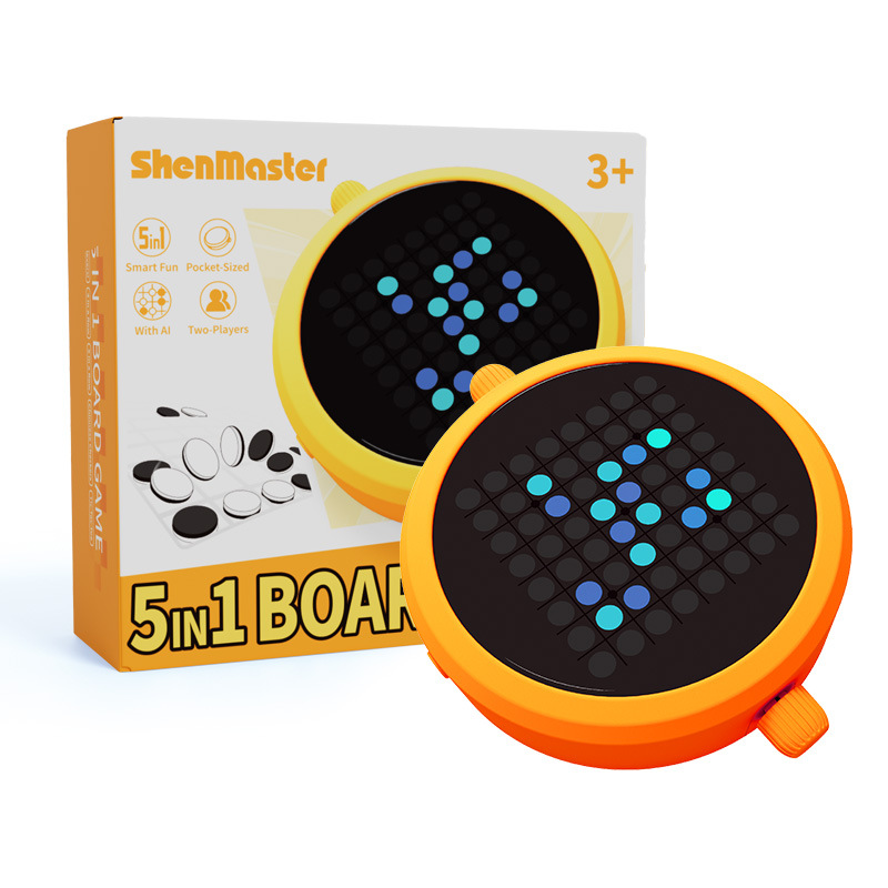 Kids Education Level - ポータブルAI電子チェスゲームおもちゃ、三目並べ、リバーシ、教育用、旅行用、スマートレベル別オセロボード、子供と大人向け