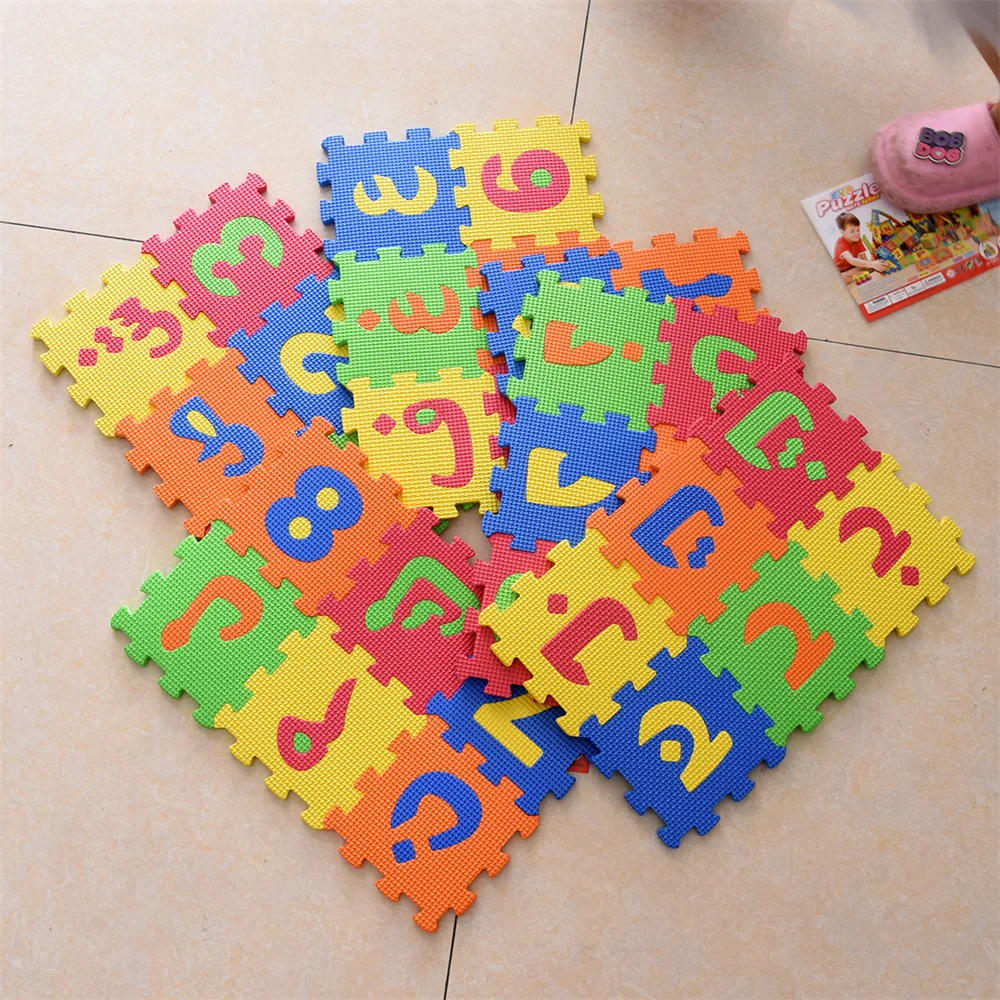 アラビアキッズフォームプレイマット 5.5 X 5.5インチ - Number Puzzle Foam のレビューと価格