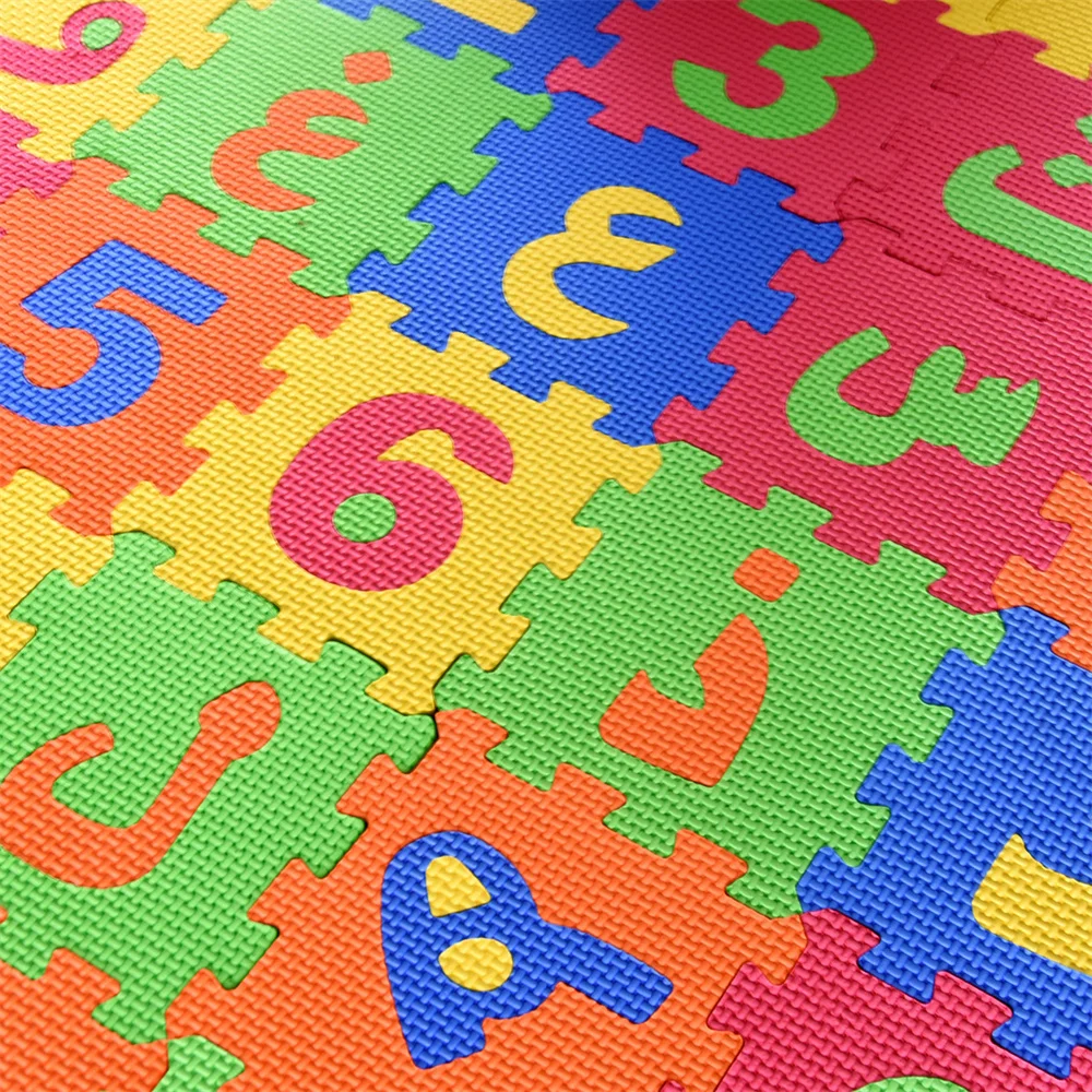 アラビアキッズフォームプレイマット 5.5 X 5.5インチ - Number Puzzle Foam のレビューと価格