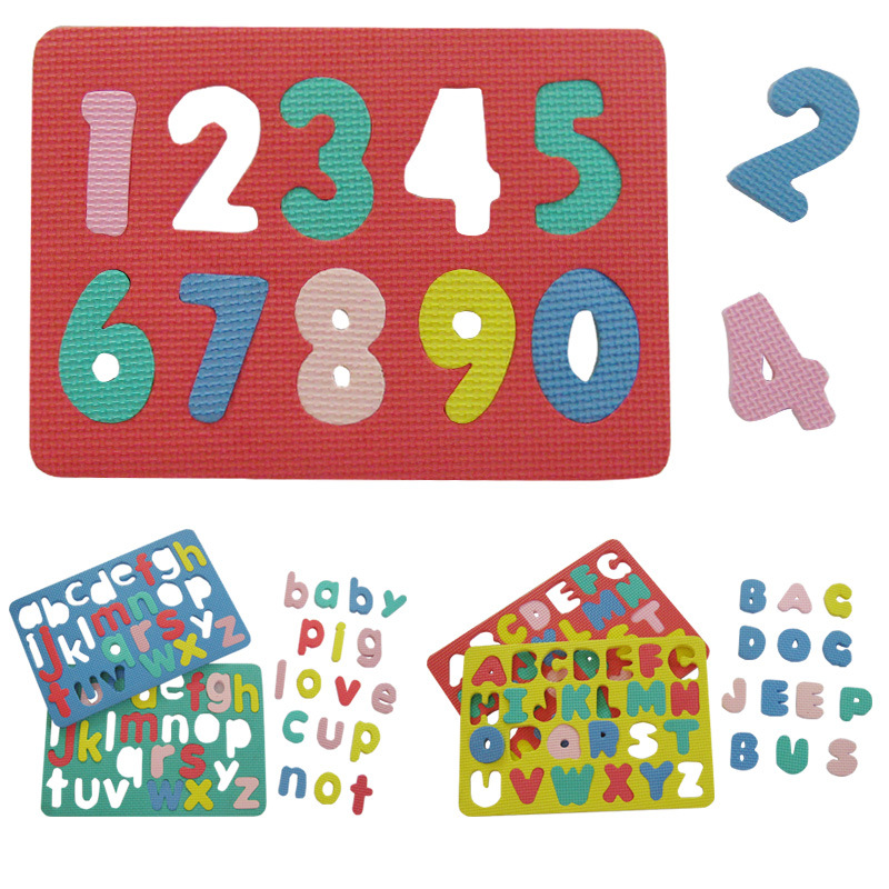 EVAフォーム-子供向けの3Dパズル,アルファベットの算術数 - Number Puzzle Foam のレビューと価格