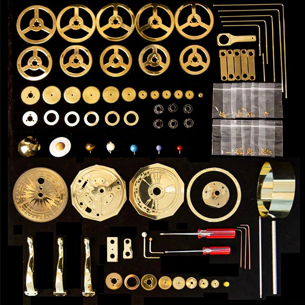 DIYメカニカルハンドメイドスプライシングキット、3Dメタル - Solar System Model のレビューと価格