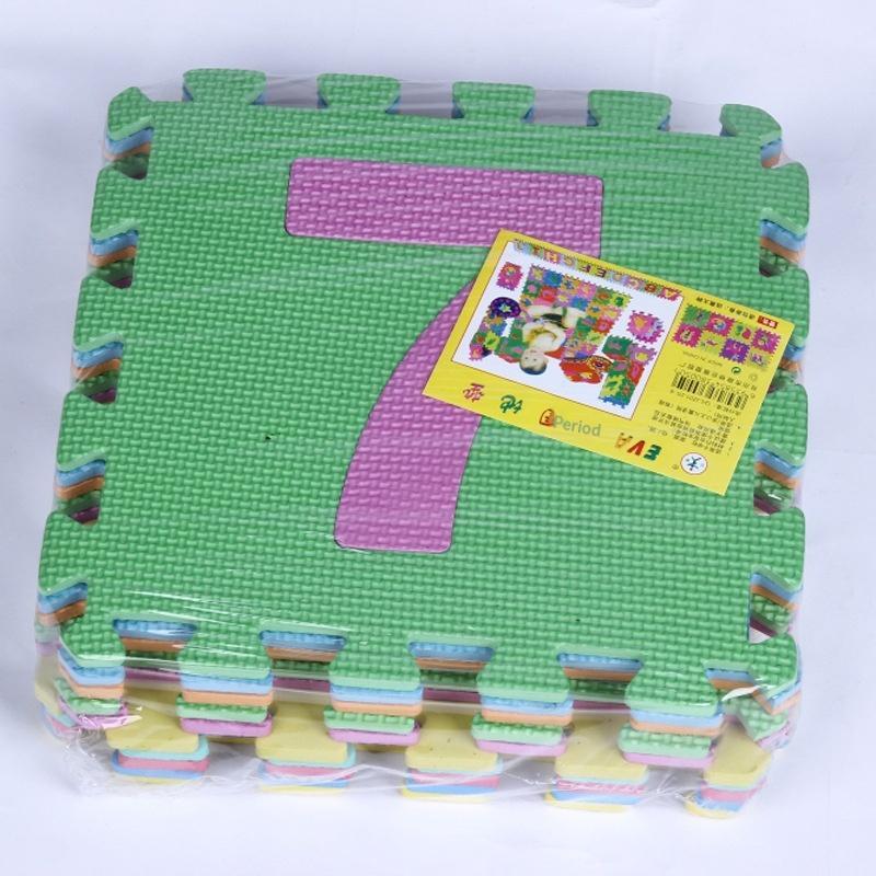 無毒PEフォーム製パズルプレイマット、教育用アルファベット・ - Number Puzzle Foam のレビューと価格