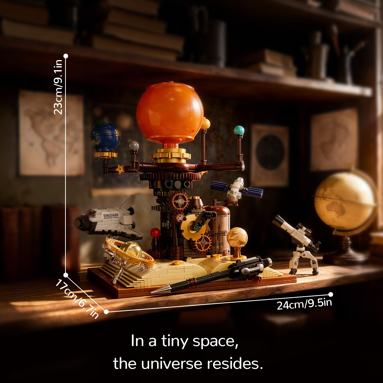 惑星の本 宇宙旅行 ブロック ソーラーシステム スチームパン - Solar System Model のレビューと価格