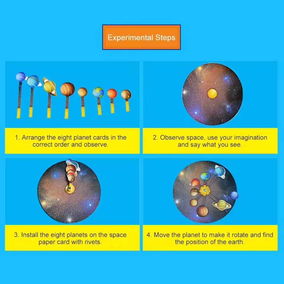 DIY 太陽系惑星模型 科学実験玩具 子供の教育玩具 テクノ - Solar System Model のレビューと価格
