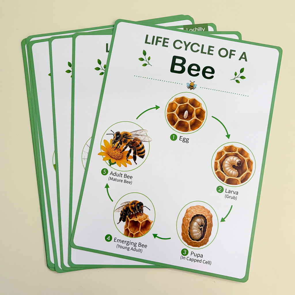 8枚組 自然のライフサイクル教育ポスター 子供向け ホームス - Kids Nature Education のレビューと価格