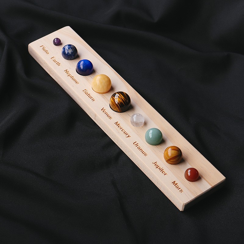 ソーラーシステムのクリスタル球惑星,惑星の装飾,モダンな大理 - Solar System Model のレビューと価格