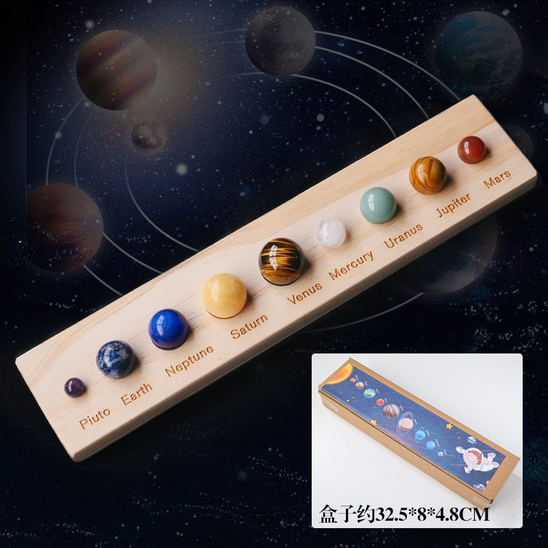 ソーラーシステムのクリスタル球惑星,惑星の装飾,モダンな大理 - Solar System Model のレビューと価格