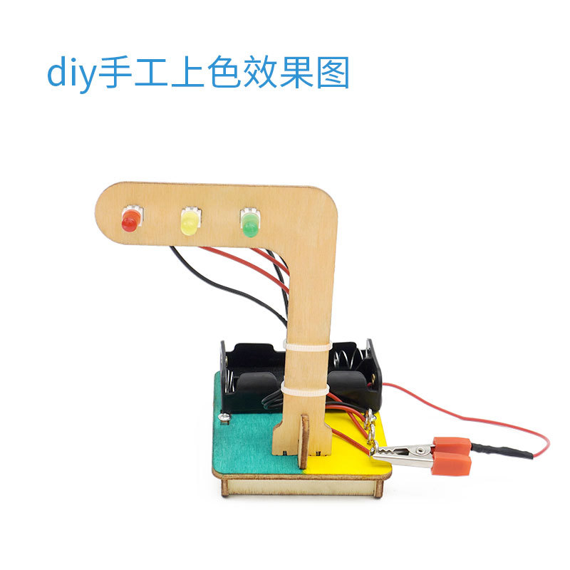 ミニ子供科学実験子供男の子 DIY おもちゃ木製信号機 LE - Kids Nature Education のレビューと価格