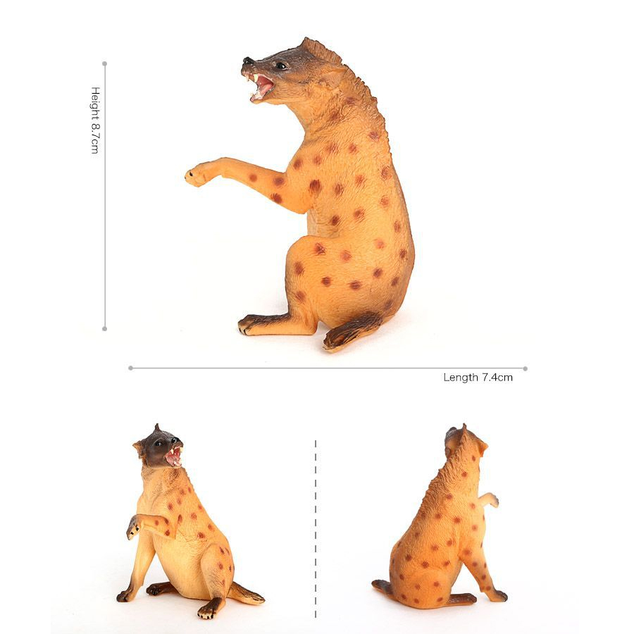 リアルなプラスチック野生動物ハイエナ、たてがみオオカミ、アフ - Kids Education Shows のレビューと価格