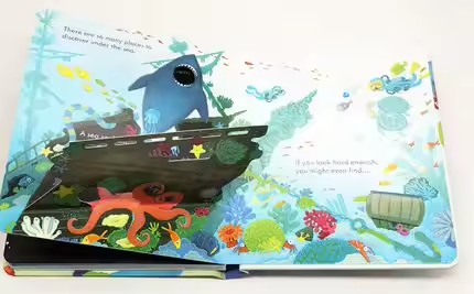 Usborne 海の奥深くを見る 子供向け教育英語本 3D  - Kids Nature Education のレビューと価格
