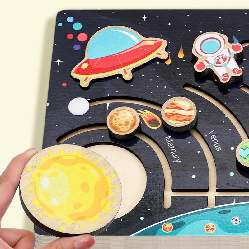 子供のための木製ソーラーシステムモデル,モジュラー,建設,8 - Solar System Model のレビューと価格