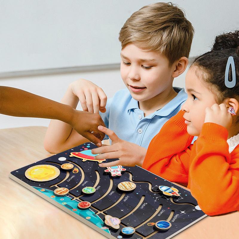 子供のための木製ソーラーシステムモデル,モジュラー,建設,8 - Solar System Model のレビューと価格