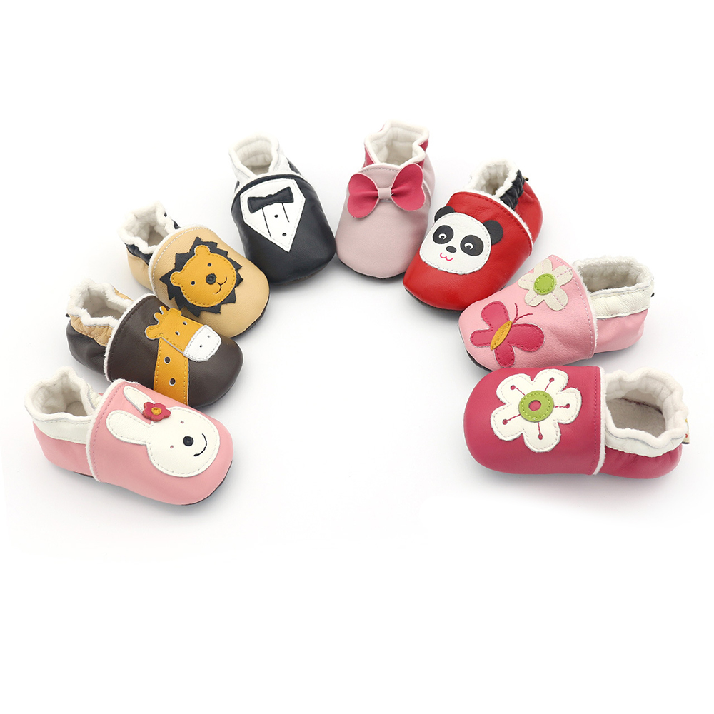 赤ちゃんのための冬の革のカジュアルなベビーベッドシューズ,男 - Kids Education Steps のレビューと価格