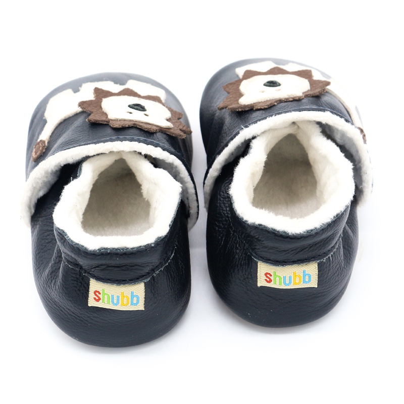 赤ちゃんのための冬の革のカジュアルなベビーベッドシューズ,男 - Kids Education Steps のレビューと価格