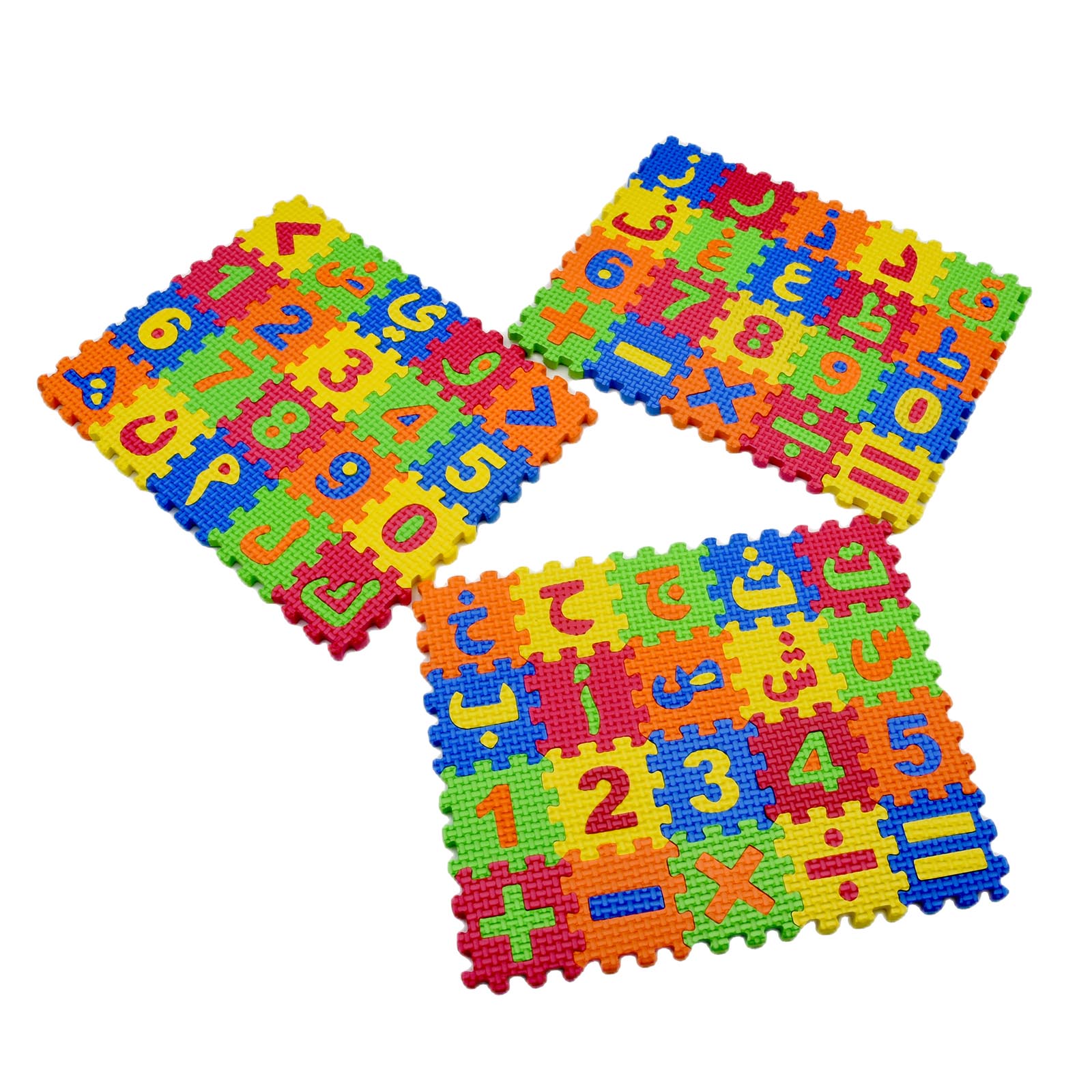 60 ピース/セットアラビア子供ミニ EVA マット泡アルフ - Number Puzzle Foam のレビューと価格