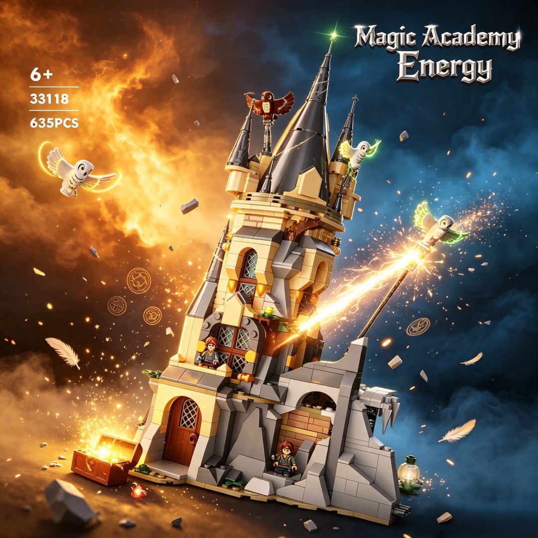 マジックアカデミーキャッスル ビルディングブロック 635ピ - Kids Education Academy のレビューと価格
