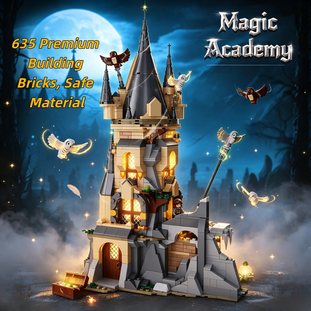 マジックアカデミーキャッスル ビルディングブロック 635ピ - Kids Education Academy のレビューと価格