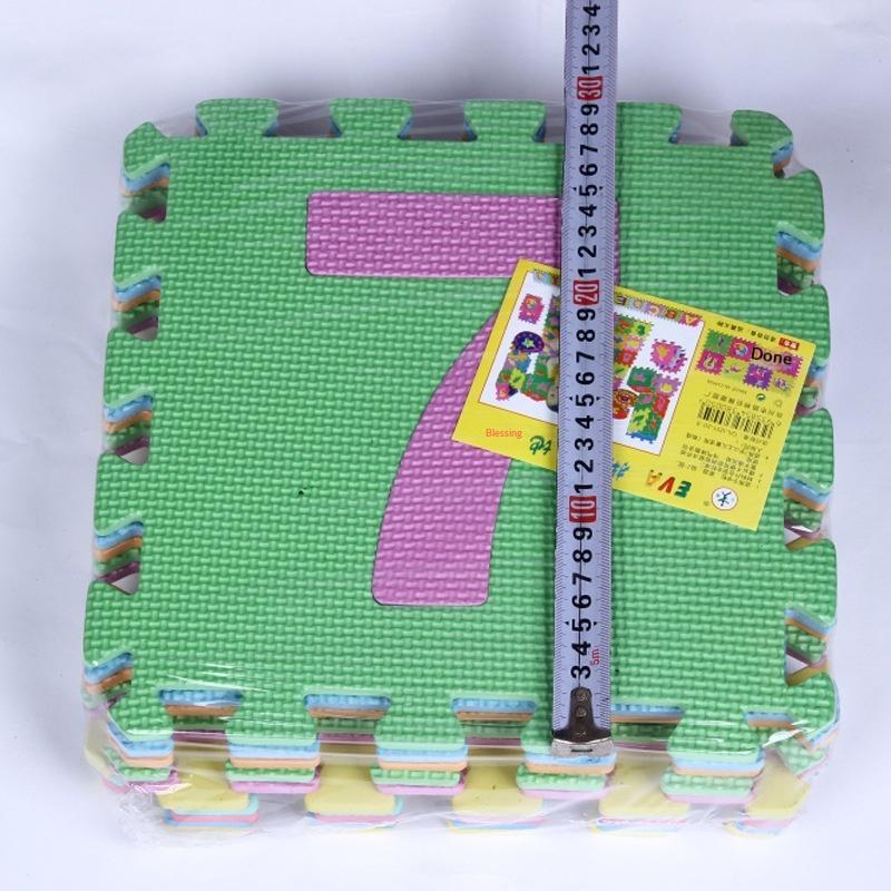 熱売中！無毒PEフォームパズルプレイマット、赤ちゃんのハイハ - Number Puzzle Foam のレビューと価格